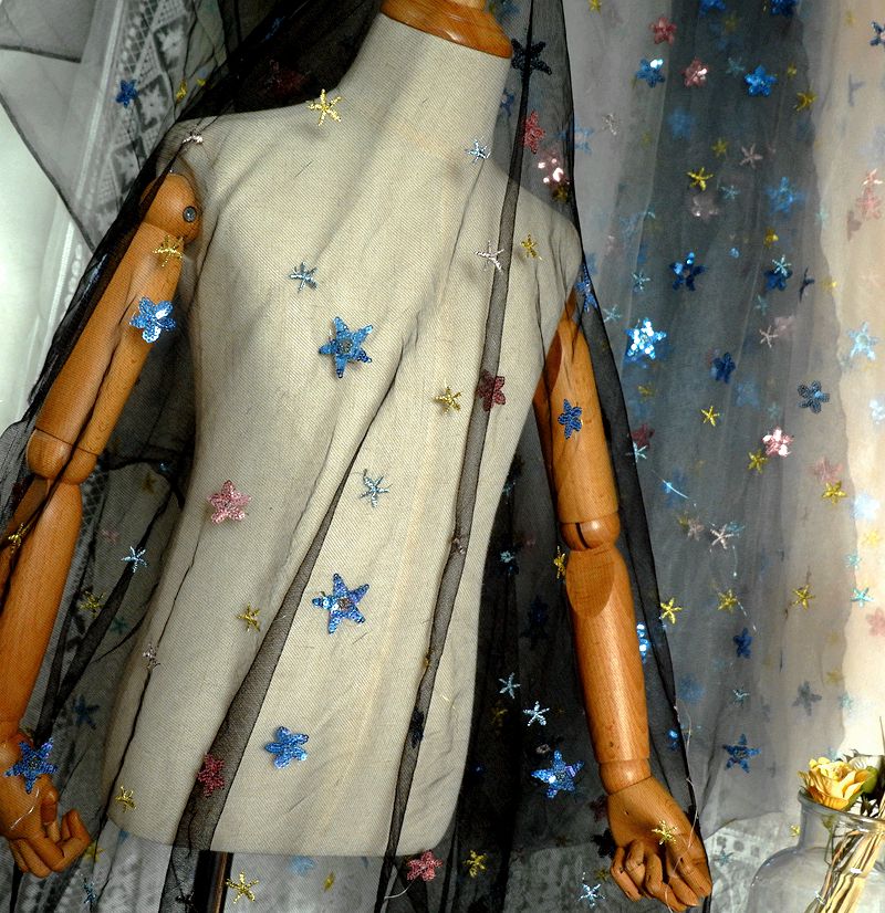 50x150cm Embroidered Star Net  - đánh giá và giá Baby Clothing Organic