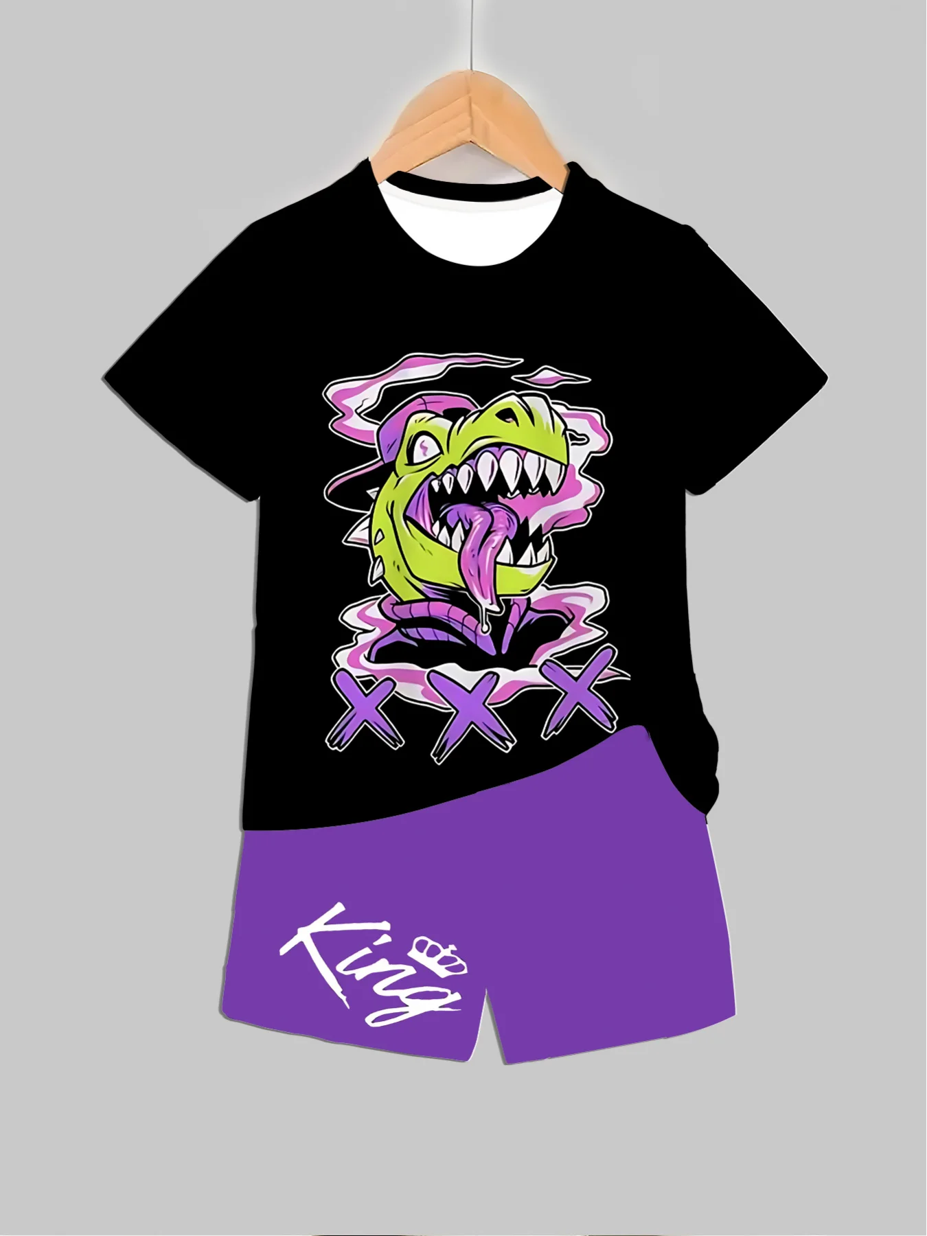 New Dinosaur Printed Outfits T - đánh giá và giá Baby Clothing Usa