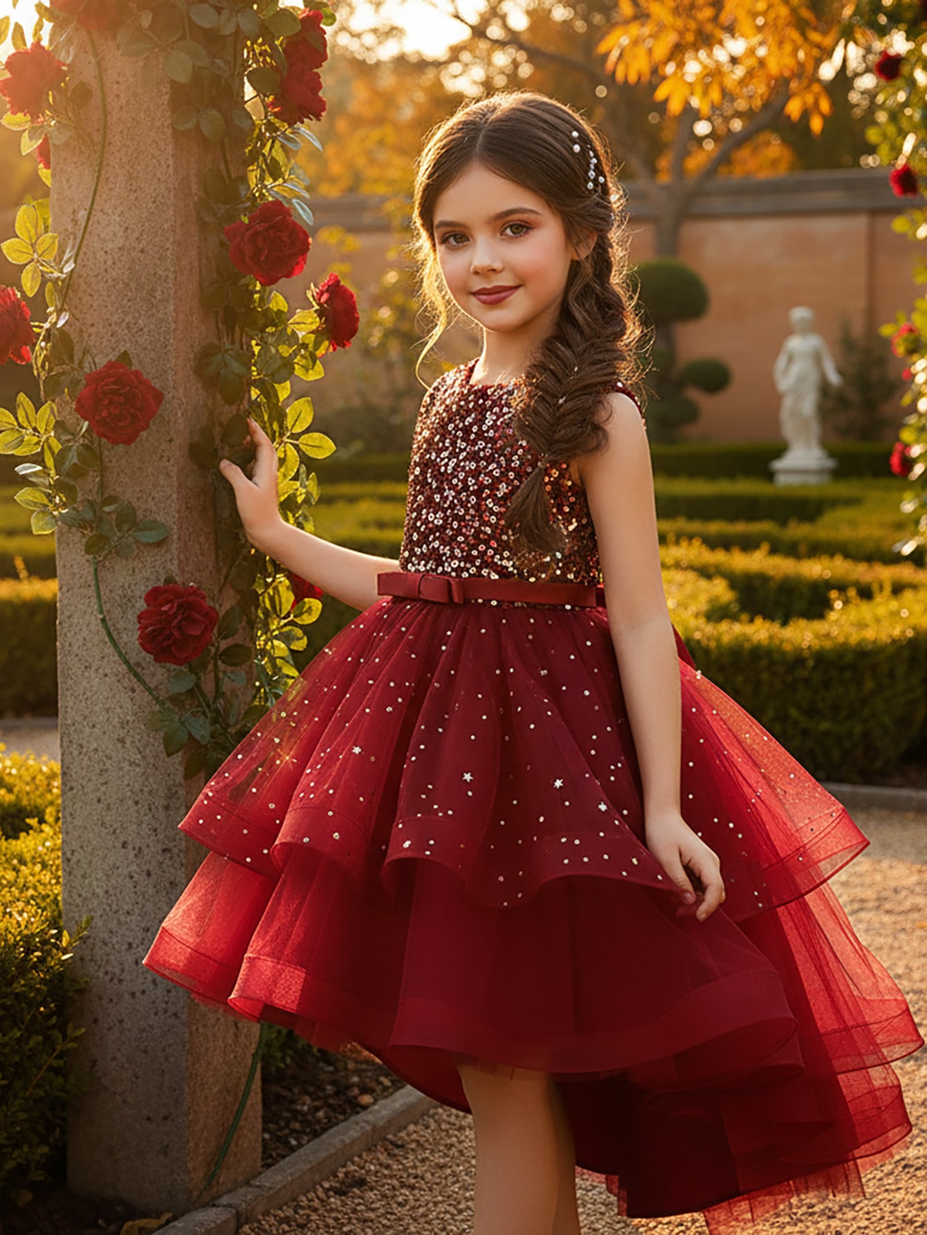Baby Girl Princess Floral Sequ - đánh giá và giá Baby Clothing Dresser