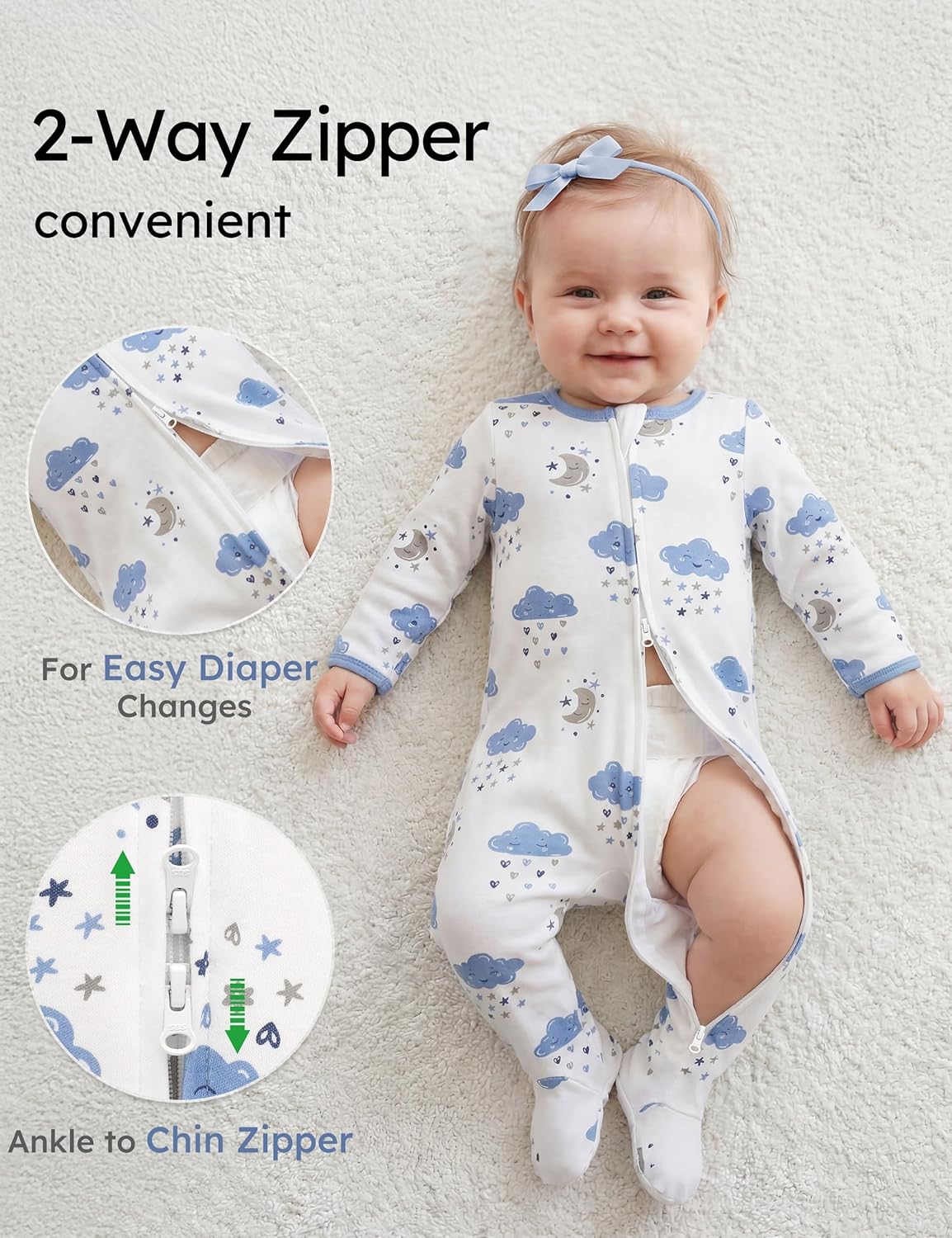 Baby Pajamas 100% Organic Cott - đánh giá và giá Baby Clothing Organic