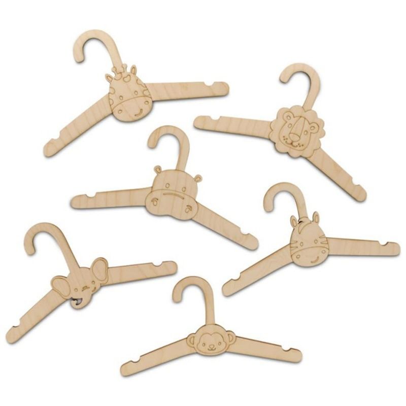 20PCS Cute Wooden Clothes Hang - đánh giá và giá Baby Clothing Hanging Rack
