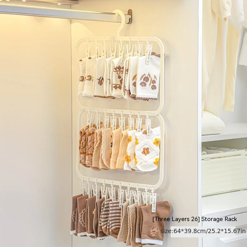 Household Multi-clip Baby Hang - đánh giá và giá Baby Clothing Hanging Rack