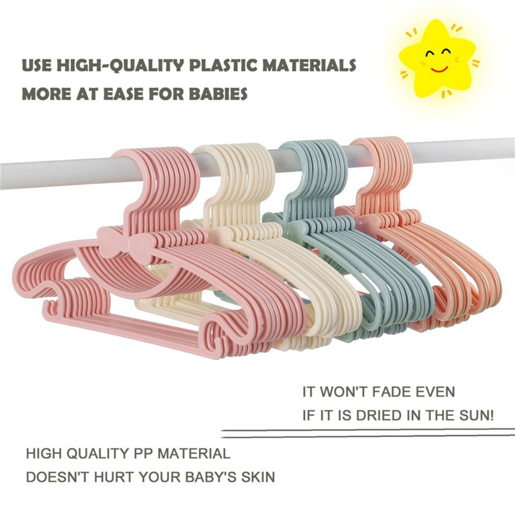 12PCS Baby Kids Clothes Hanger - đánh giá và giá Baby Clothing Hanging Rack